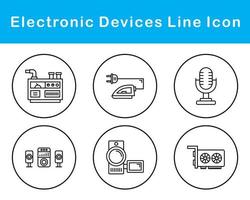 elektronisch Geräte Vektor Symbol einstellen