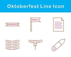 oktoberfest vektor ikon uppsättning