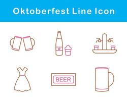 oktoberfest vektor ikon uppsättning