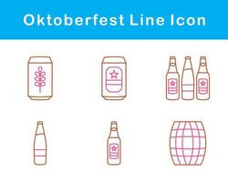 oktoberfest vektor ikon uppsättning