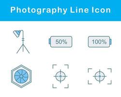 Fotografie Vektor Symbol einstellen