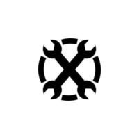 mecanic Kreis Symbol Vektor Design