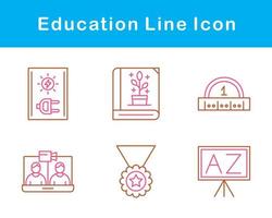 Bildung-Vektor-Icon-Set vektor