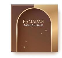ramadan mode social media posta design vektor