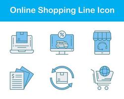 Online-Shopping-Vektor-Icon-Set vektor