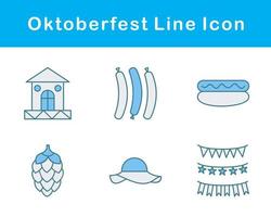 oktoberfest vektor ikon uppsättning