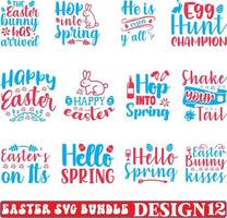 Ostern-Svg-Bundle vektor