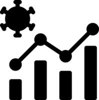 analytische vektorillustration auf einem hintergrund. hochwertige symbole. vektorikonen für konzept und grafikdesign. vektor