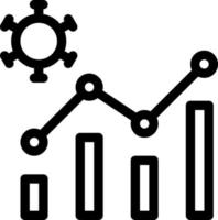 analytisk vektorillustration på en background.premium kvalitet symbols.vector ikoner för koncept och grafisk design. vektor