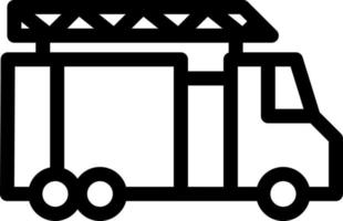 lkw-vektorillustration auf einem hintergrund. hochwertige symbole. vektorsymbole für konzept und grafikdesign. vektor