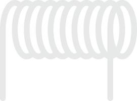 drahtvektorillustration auf einem hintergrund. hochwertige symbole. vektorikonen für konzept und grafikdesign. vektor