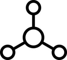 atomvektorillustration auf einem hintergrund. hochwertige symbole. vektorikonen für konzept und grafikdesign. vektor