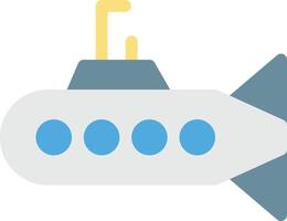 U-Boot-Vektorillustration auf einem Hintergrund. Premium-Qualitätssymbole. Vektorsymbole für Konzept und Grafikdesign. vektor