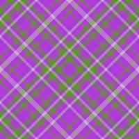 nahtlos Textil- überprüfen. Stoff Tartan Plaid. Hintergrund Vektor Textur Muster.