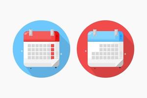 Kalender Icon Design vektor