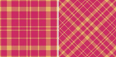 Tartan Textur Plaid. Muster Textil- Stoff. Hintergrund nahtlos Vektor überprüfen.