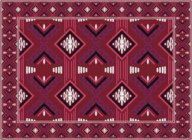 modern orientalisch Teppiche, Motiv ethnisch nahtlos Muster modern persisch Teppich, afrikanisch ethnisch aztekisch Stil Design zum drucken Stoff Teppiche, Handtücher, Taschentücher, Schals Teppich, vektor