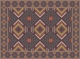 antik persisk matta, samtida modern persisk matta, afrikansk etnisk aztec stil design för skriva ut tyg mattor, handdukar, näsdukar, halsdukar matta, vektor