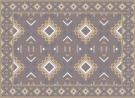 Antiquität persisch Teppich, Motiv ethnisch nahtlos Muster Boho persisch Teppich Leben Zimmer afrikanisch ethnisch aztekisch Stil Design zum drucken Stoff Teppiche, Handtücher, Taschentücher, Schals Teppich, vektor