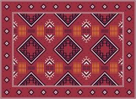 modern dekorieren mit orientalisch Teppiche, Boho persisch Teppich Leben Zimmer afrikanisch ethnisch aztekisch Stil Design zum drucken Stoff Teppiche, Handtücher, Taschentücher, Schals Teppich, vektor