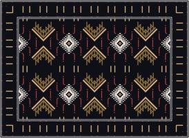 antik persisk matta, samtida modern persisk matta, afrikansk etnisk aztec stil design för skriva ut tyg mattor, handdukar, näsdukar, halsdukar matta, vektor