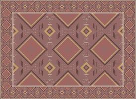 modern persisk matta, samtida modern persisk matta, afrikansk etnisk aztec stil design för skriva ut tyg mattor, handdukar, näsdukar, halsdukar matta, vektor