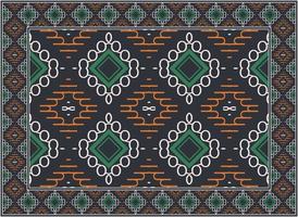 modern dekorera med orientalisk mattor, afrikansk motiv modern persisk matta, afrikansk etnisk aztec stil design för skriva ut tyg mattor, handdukar, näsdukar, halsdukar matta, vektor