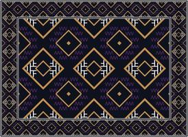 modern dekorieren mit orientalisch Teppiche, Motiv ethnisch nahtlos Muster skandinavisch persisch Teppich modern afrikanisch ethnisch aztekisch Stil Design zum drucken Stoff Teppiche, Handtücher, Taschentücher, Schals Teppich, vektor