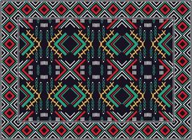 antik persisk matta, afrikansk motiv modern persisk matta, afrikansk etnisk aztec stil design för skriva ut tyg mattor, handdukar, näsdukar, halsdukar matta, vektor