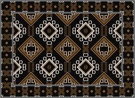 modern persisk matta, afrikansk motiv scandinavian persisk matta modern afrikansk etnisk aztec stil design för skriva ut tyg mattor, handdukar, näsdukar, halsdukar matta, vektor