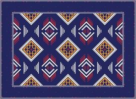 modern persisk matta, afrikansk motiv scandinavian persisk matta modern afrikansk etnisk aztec stil design för skriva ut tyg mattor, handdukar, näsdukar, halsdukar matta, vektor