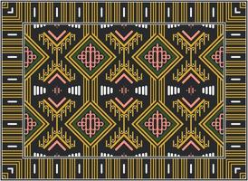 modern persisch Teppich, Motiv ethnisch nahtlos Muster modern persisch Teppich, afrikanisch ethnisch aztekisch Stil Design zum drucken Stoff Teppiche, Handtücher, Taschentücher, Schals Teppich, vektor