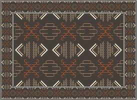 Antiquität persisch Teppich, afrikanisch Motiv skandinavisch persisch Teppich modern afrikanisch ethnisch aztekisch Stil Design zum drucken Stoff Teppiche, Handtücher, Taschentücher, Schals Teppich, vektor