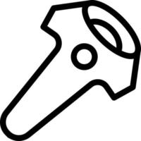 controller-vektorillustration auf einem hintergrund. hochwertige symbole. vektorikonen für konzept und grafikdesign. vektor