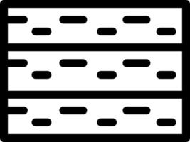 wandvektorillustration auf einem hintergrund. hochwertige symbole. vektorikonen für konzept und grafikdesign. vektor