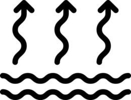 vatten avdunstning vektor illustration på en bakgrund.premium kvalitet symbols.vector ikoner för begrepp och grafisk design.