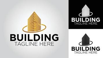 modern Gebäude Geschäft Vektor Logo Design