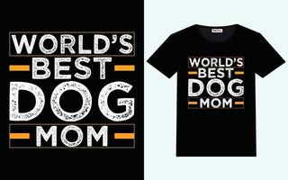 Hund T-Shirt Design Grafik Vektor und Typografie Design