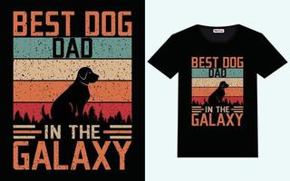 Hund T-Shirt Design Grafik Vektor und Typografie Design