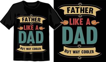 Beste Papa je T-Shirt Design. Papa Scherz Enthusiast T-Shirt Design. Vater von das Jahr T-Shirt Design. stolz Papa von ein Kind T-Shirt Design. Welt größte Papa T-Shirt Design vektor