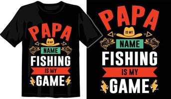 Beste Papa je T-Shirt Design. Papa Scherz Enthusiast T-Shirt Design. Vater von das Jahr T-Shirt Design. stolz Papa von ein Kind T-Shirt Design. Welt größte Papa T-Shirt Design vektor