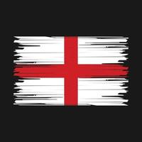 England-Flagge-Pinsel vektor