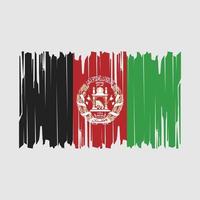 afghanistan flagga borsta vektor