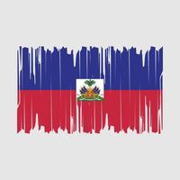 haiti flag pinselvektor vektor