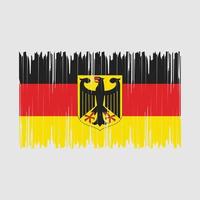 deutschland flag pinsel vektor illustration