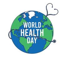 Welt Gesundheit Tag Vektor Hintergrund