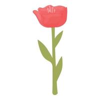 rhododendron flora ikon tecknad serie vektor. blomma växt vektor