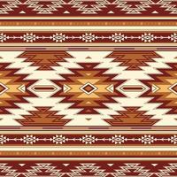 gebürtige indianische Ornamentmuster geometrische ethnische Textilbeschaffenheit Stammes- aztekisches Muster Navajo mexikanischer Stoff nahtlose Vektordekoration Mode vektor