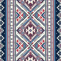 einheimisch Muster ethnisch Muster indisch aztekisch Stammes- geometrisch Mexikaner Ornament Textil- Stoff Grafik Teppich Volk Motiv afrikanisch Zier Stickerei Boho Tradition modisch einheimisch amerikanisch Maya vektor