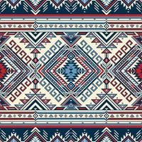 einheimisch Muster ethnisch Muster indisch aztekisch Stammes- geometrisch Mexikaner Ornament Textil- Stoff Grafik Teppich Volk Motiv afrikanisch Zier Stickerei Boho Tradition modisch einheimisch amerikanisch Maya vektor